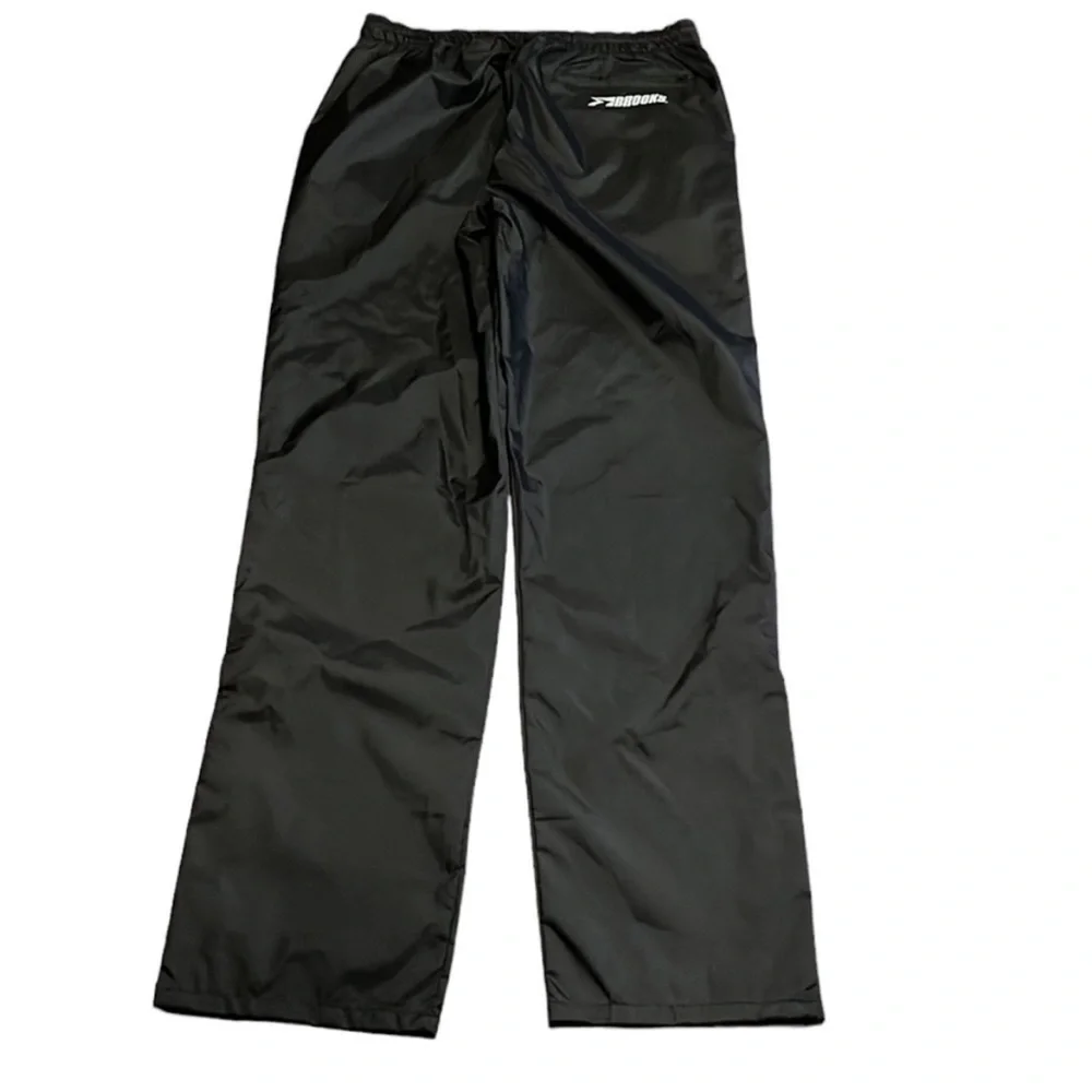 NEW Brooks VINTAGE Medium Black Ripstop Nylon Pants Dead Stock NWT